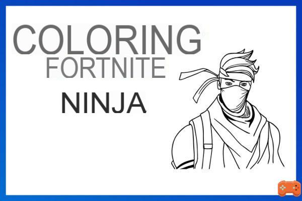 Como desenhar um Ninja de Fortnite.